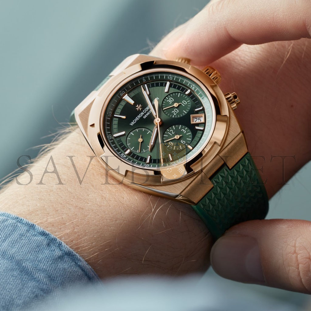 VACHERON CONSTANTIN OVERSEAS CHRONOGRAPH 42.5 MM PINK GOLD WATCH 5520V/210R-B966 VACHERON CONSTANTIN OVERSEAS CHRONOGRAPH 42.5 MM PINK GOLD WATCH 5520V/210R-B966